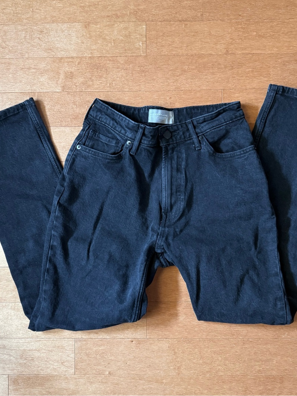 Everlane Black Slim Straight Jeans